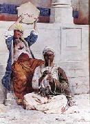 unknow artist Arab or Arabic people and life. Orientalism oil paintings  276 painting